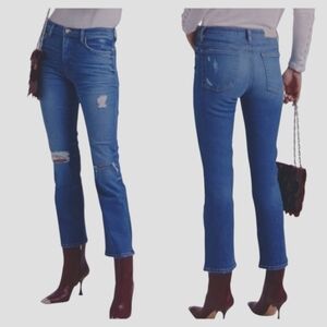 IRO Bonnie Distressed Kick Flare Irie Jeans EUC $255 Size 28         J1698